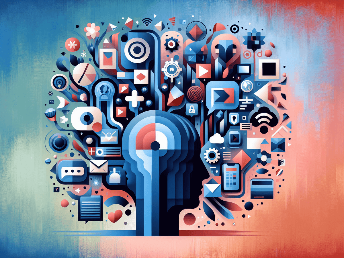 A professional abstract illustration representing the concept of Brand as relationship in Content Creators & Streamers